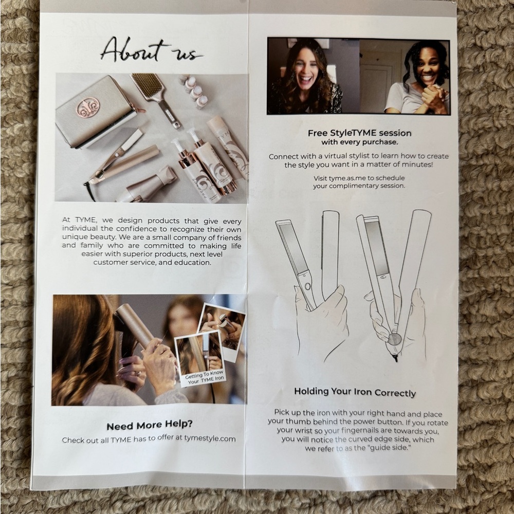 TYME-Hair Styling Guide - Picture 5 of 6